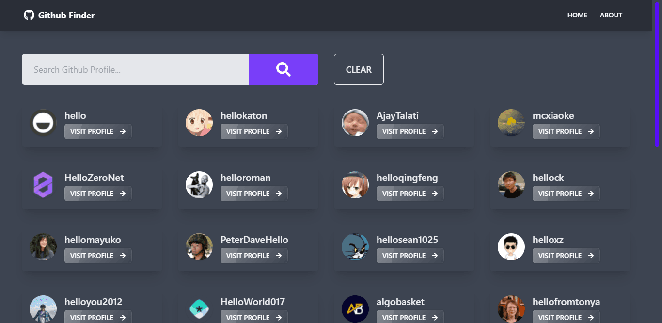 Github Finder